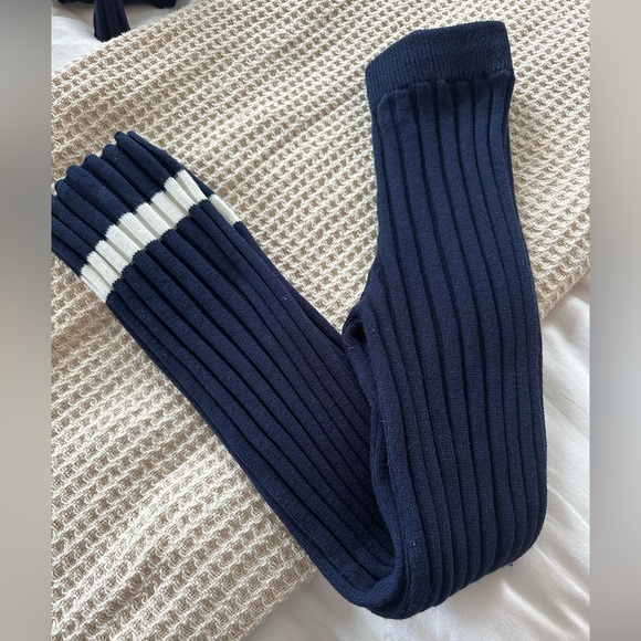 Sincerely Jules Navy and White Knit Sweater and Pant Lounge Set - Size Small - Picture 8 of 11